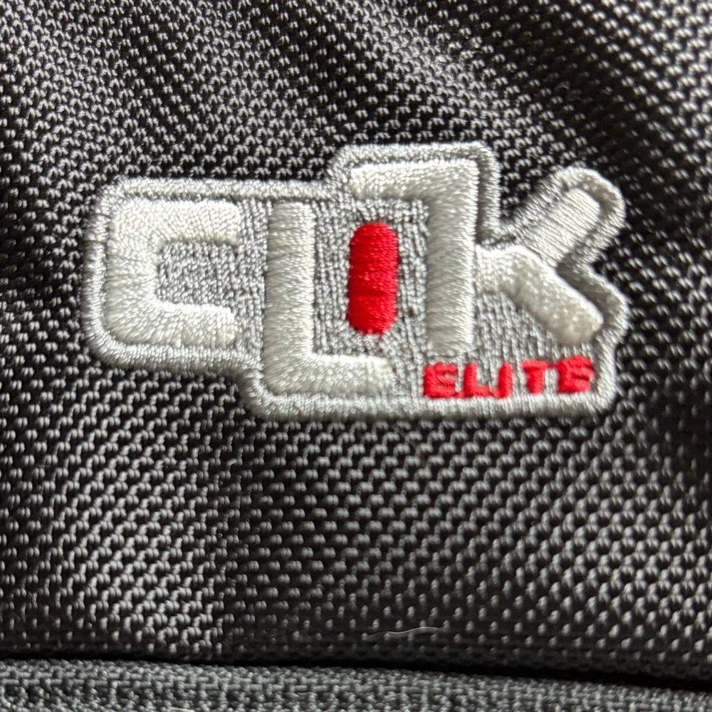 Clik Elite Black Camera Backpack with Red Accents